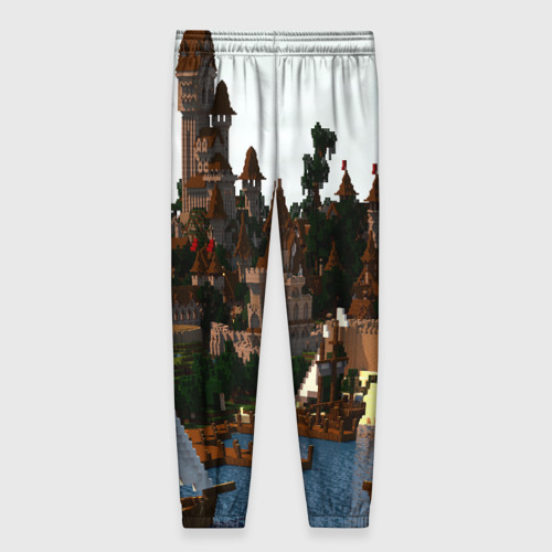 Женские брюки 3D Minecraft, цвет 3D печать - фото 2