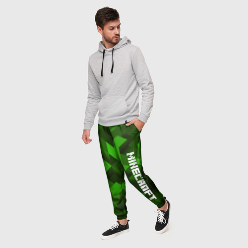 Мужские брюки 3D Minecraft 2019, цвет 3D печать - фото 3