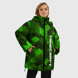 Женская зимняя куртка Oversize Minecraft 2019 - фото 2