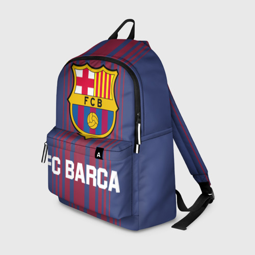Рюкзак 3D с принтом РЮКЗАК FC BARCA, вид спереди #2