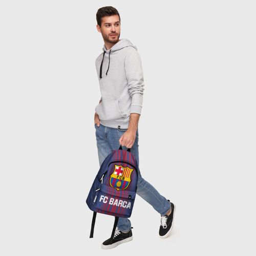 Рюкзак 3D с принтом РЮКЗАК FC BARCA, фото #5