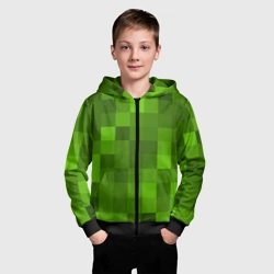 Детская толстовка 3D на молнии Minecraft - фото 2