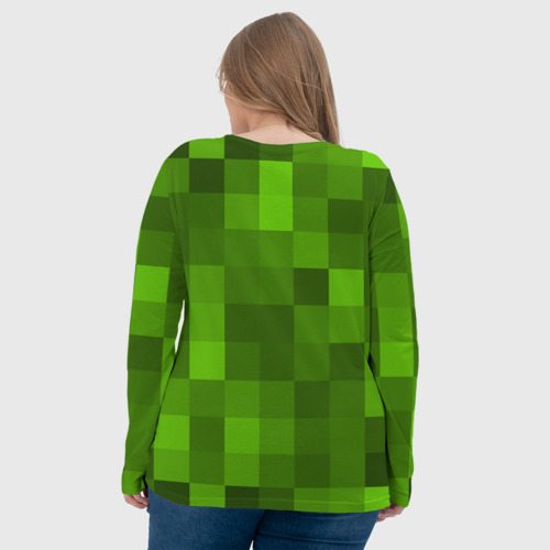 Женский лонгслив 3D Minecraft, цвет 3D печать - фото 7