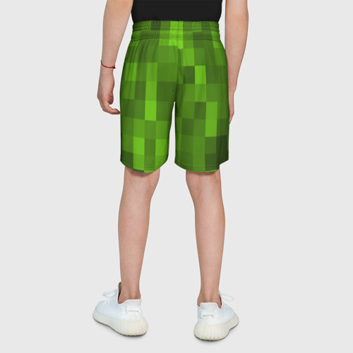 Детские спортивные шорты 3D Minecraft, цвет 3D печать - фото 5