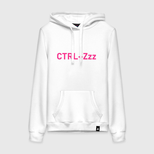 Женская Толстовка Ctrl+Z (хлопок)