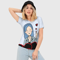 Женская футболка 3D Slim Френдзона Мэйби Бэйби - фото 2