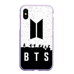 Чехол для iPhone XS Max матовый Рюкзак BTS