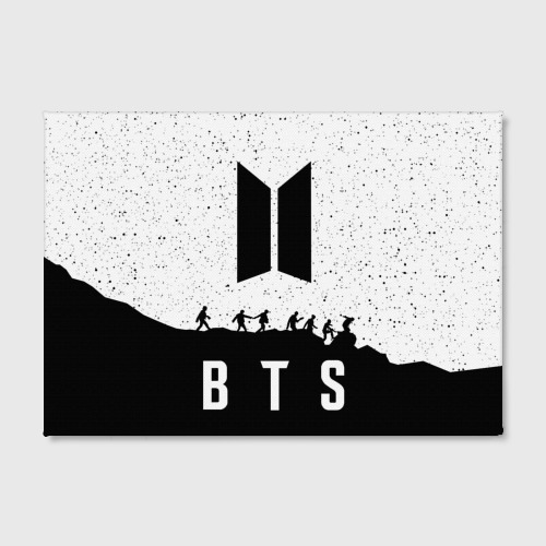 Холст прямоугольный Рюкзак BTS, цвет 3D печать - фото 2