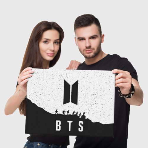 Холст прямоугольный Рюкзак BTS, цвет 3D печать - фото 5