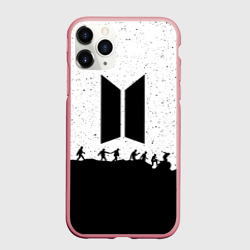 Чехол для iPhone 11 Pro Max матовый BTS Stars БТС звёзды