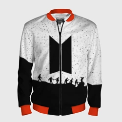Мужской бомбер 3D BTS Stars БТС звёзды