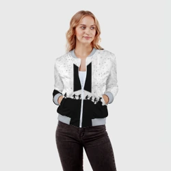 Женский бомбер 3D BTS Stars БТС звёзды - фото 2
