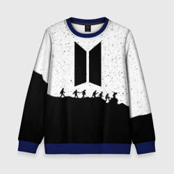 Детский свитшот 3D BTS Stars БТС звёзды