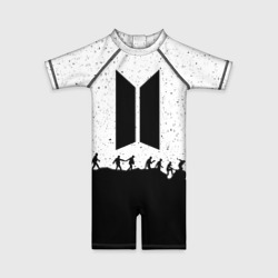 Детский купальный костюм 3D BTS Stars БТС звёзды