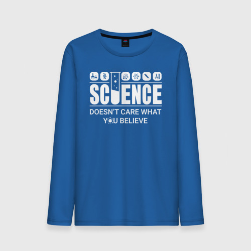Лонгслив из хлопка "Science (dark)" фото 0
