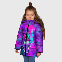 Зимняя куртка для девочек 3D Akali. KDA - фото 2