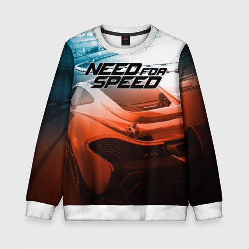 Детский свитшот 3D Need for Speed, цвет 3D печать