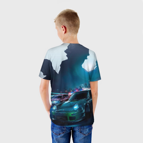 Детская футболка 3D Need for Speed, цвет 3D печать - фото 4