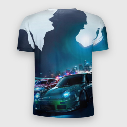Мужская футболка 3D Slim Need for Speed, цвет 3D печать - фото 2