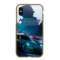 Чехол для iPhone XS Max матовый Need for Speed