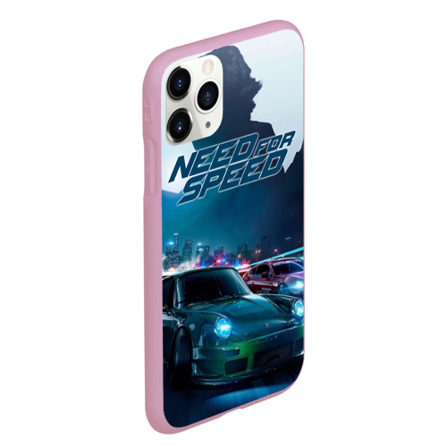 Чехол для iPhone 11 Pro Max матовый Need for Speed, цвет розовый - фото 3