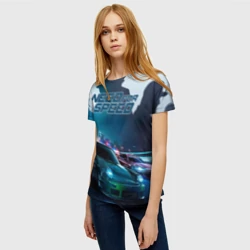 Женская футболка 3D Need for Speed - фото 2