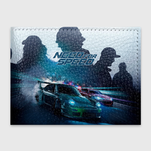 Обложка для студенческого билета Need for Speed, цвет зеленый