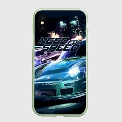 Чехол для iPhone XS Max матовый Need for Speed