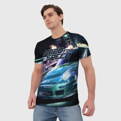 Мужская футболка 3D Need for Speed - фото 2