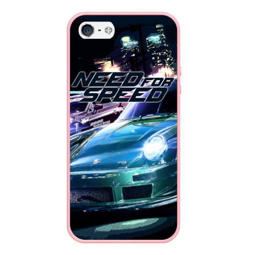 Чехол для iPhone 5/5S матовый Need for Speed, цвет баблгам