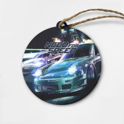 Деревянная игрушка круг Need for Speed