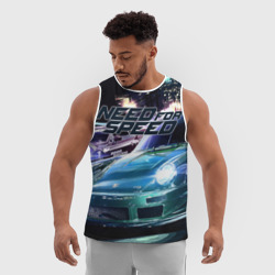 Мужская спортивная майка 3D Need for Speed - фото 2