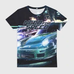 Женская футболка 3D Need for Speed