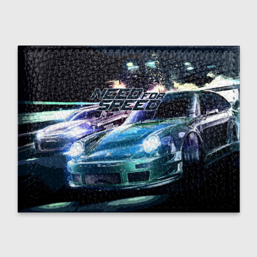 Обложка для студенческого билета Need for Speed, цвет черный