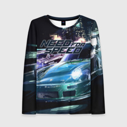 Женский лонгслив 3D Need for Speed