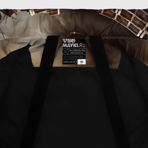 Зимняя куртка для мальчиков 3D Metro 2033 постапокалипсис, цвет черный - фото 7