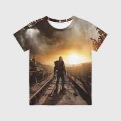 Детская футболка 3D Metro 2033 постапокалипсис