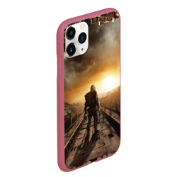 Чехол для iPhone 11 Pro Max матовый Metro 2033 постапокалипсис - фото 2