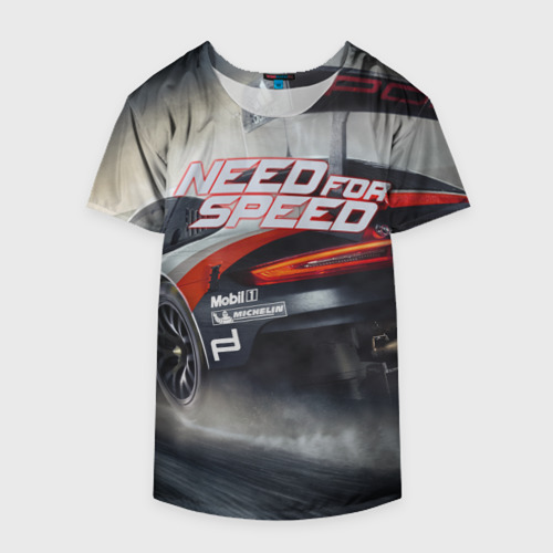 Накидка на куртку 3D Need for Speed, цвет 3D печать - фото 4