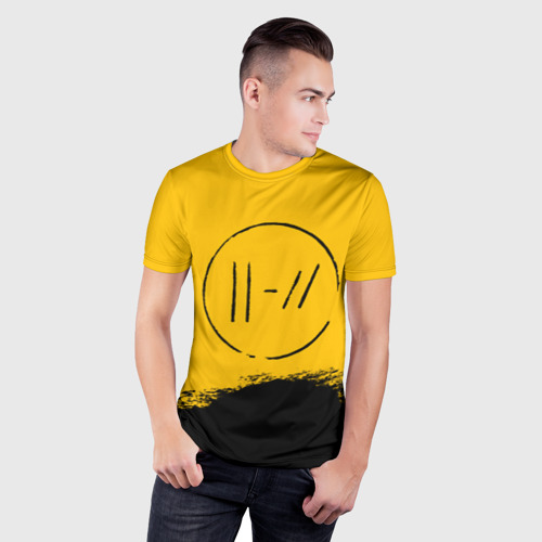 Мужская футболка 3D Slim Twenty One pilots TOP - фото 3