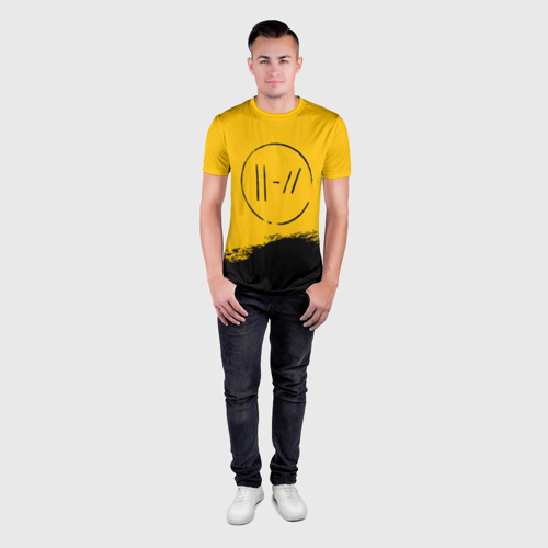 Мужская футболка 3D Slim Twenty One pilots TOP - фото 4