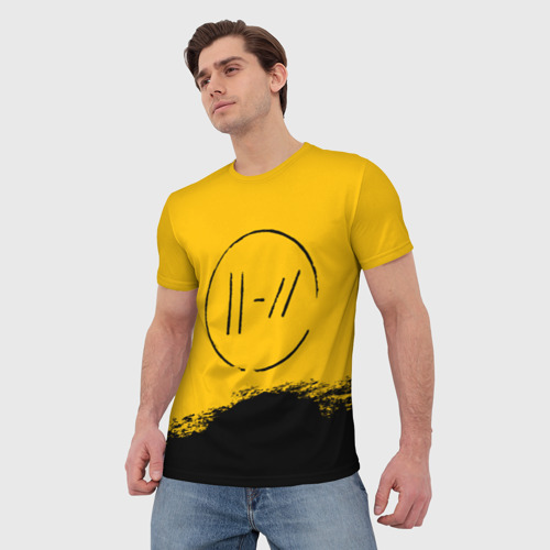 Мужская футболка 3D Twenty One pilots TOP, цвет 3D печать - фото 3