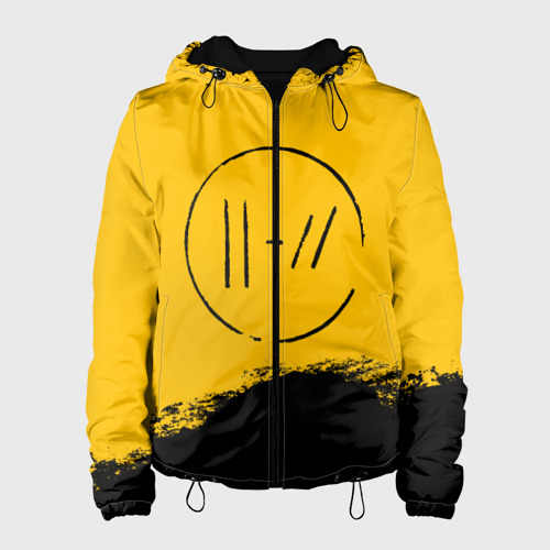 Женская куртка 3D Twenty One pilots TOP, цвет черный