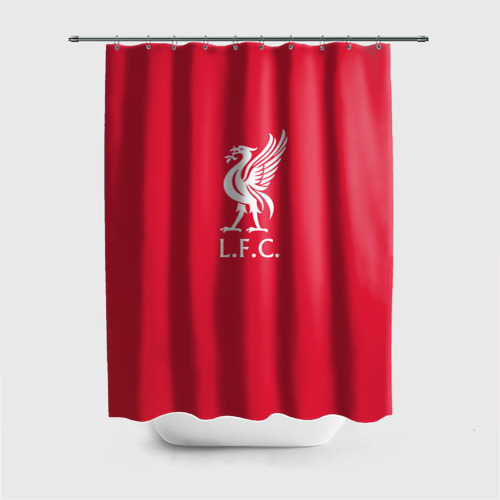 Штора 3D для ванной FC Liverpool