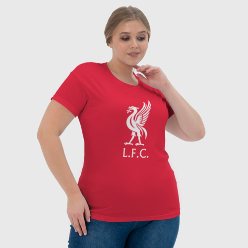 Женская футболка 3D FC Liverpool, цвет 3D печать - фото 6