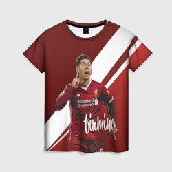 Женская футболка 3D Roberto Firmino