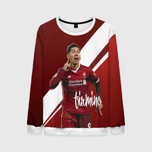 Мужской свитшот 3D Roberto Firmino, цвет белый