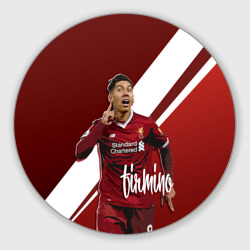 Круглый коврик для мышки Roberto Firmino