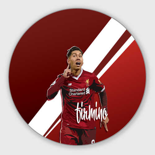 Круглый коврик для мышки Roberto Firmino