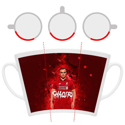 Кружка Латте Shaqiri Liverpool - фото 6